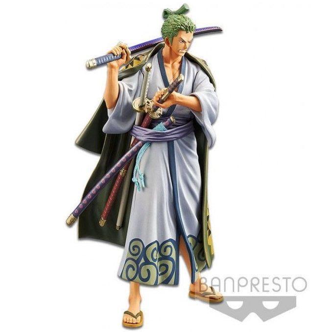 BANPRESTO ONE PIECE THE GRANDLINE MEN VOL.2 (RORONOA ZORO) FIGUR DXF PVC BANDAI