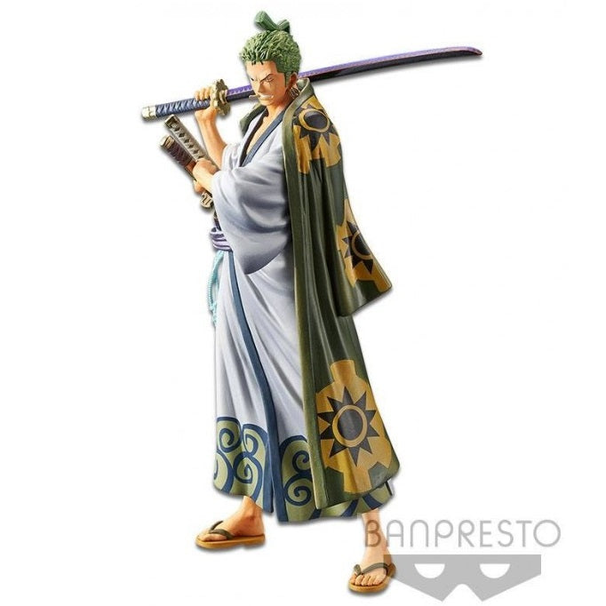 BANPRESTO ONE PIECE THE GRANDLINE MEN VOL.2 (RORONOA ZORO) FIGUR DXF PVC BANDAI