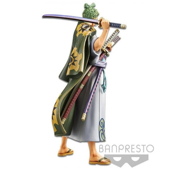 BANPRESTO ONE PIECE THE GRANDLINE MEN VOL.2 (RORONOA ZORO) FIGUR DXF PVC BANDAI