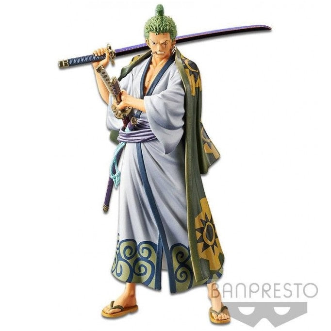 BANPRESTO ONE PIECE THE GRANDLINE MEN VOL.2 (RORONOA ZORO) FIGUR DXF PVC BANDAI