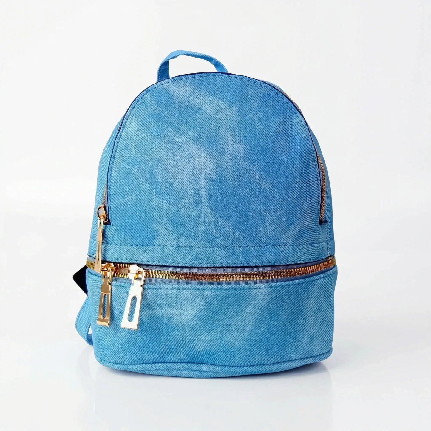 Stile Donna Bags - Zaino Mini in Denim Blu