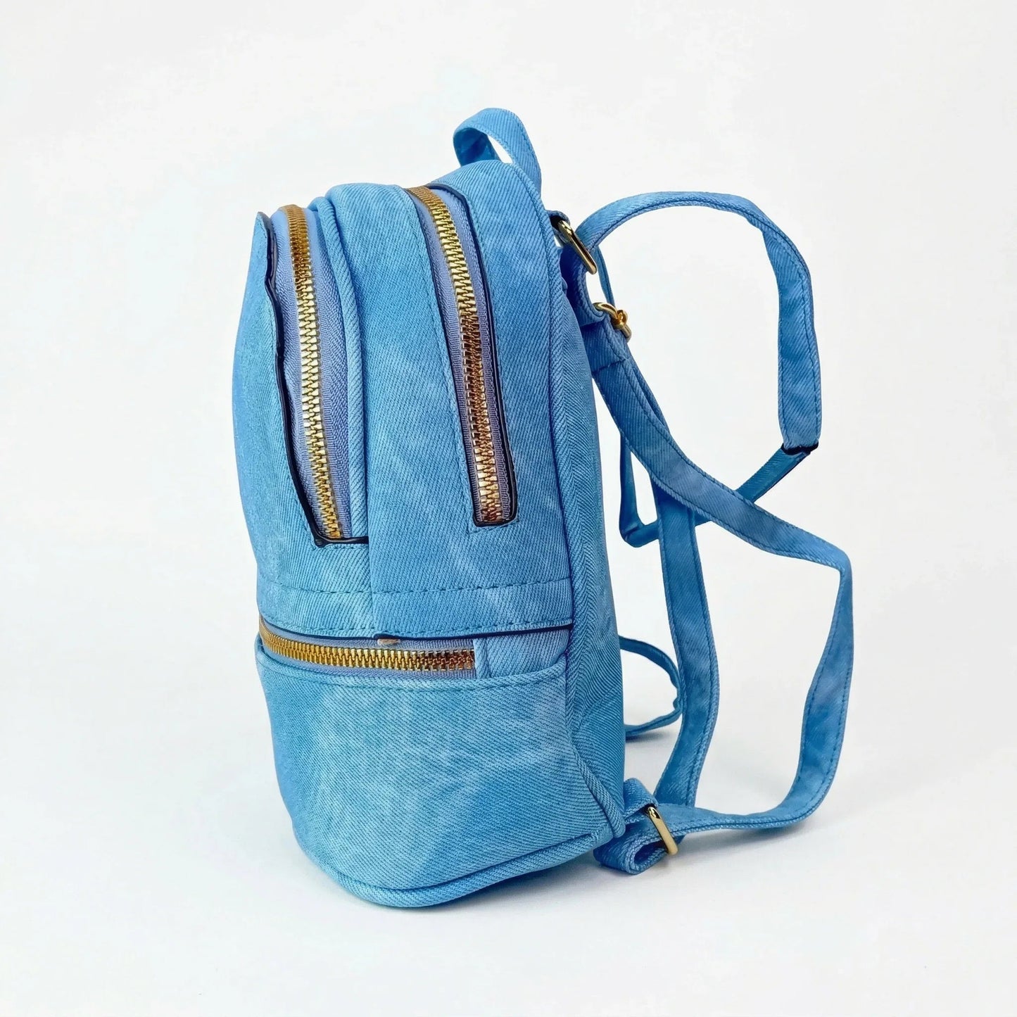 Stile Donna Bags - Zaino Mini in Denim Blu