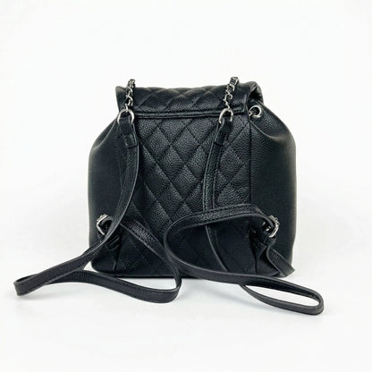 Stile Donna Bags - Zaino Trapuntato in Ecopelle Nera