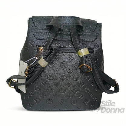 Stile Donna Bags - Zaino in Ecopelle Grigio