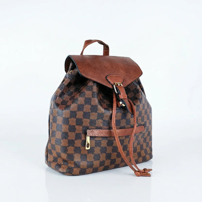 Stile Donna Bags - Zaino in Ecopelle Marrone