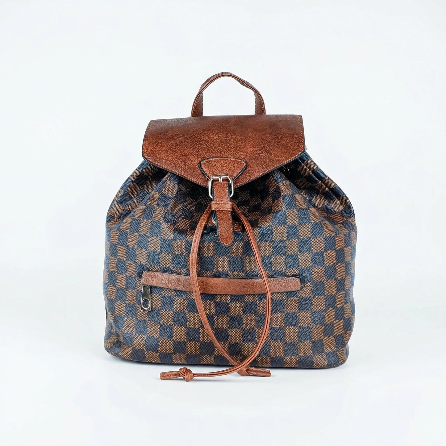 Stile Donna Bags - Zaino in Ecopelle Marrone