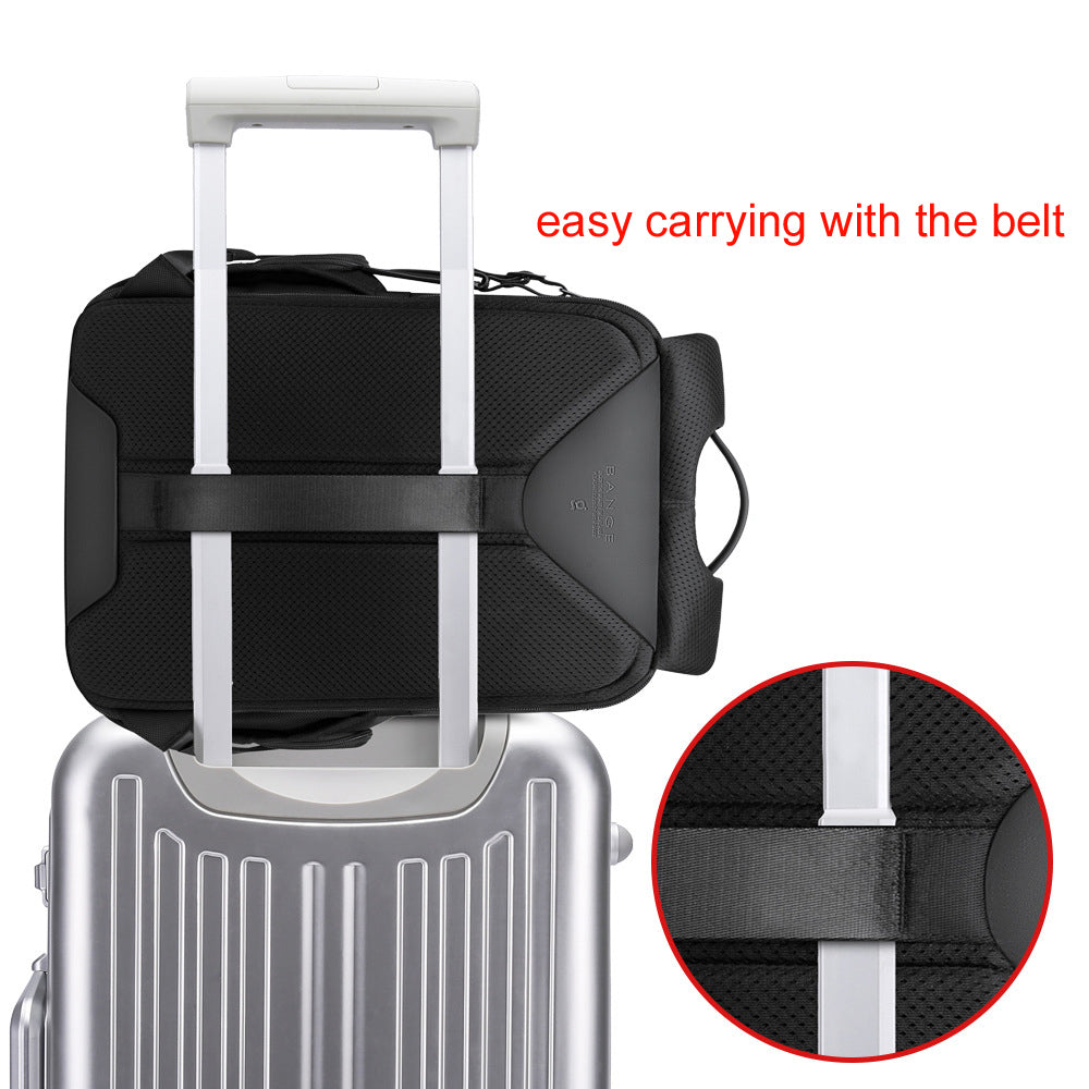 Zaino Uomo da Viaggio Impermeabile in Tessuto Capiente Porta PC