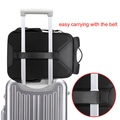 Zaino Uomo da Viaggio Impermeabile in Tessuto Capiente Porta PC