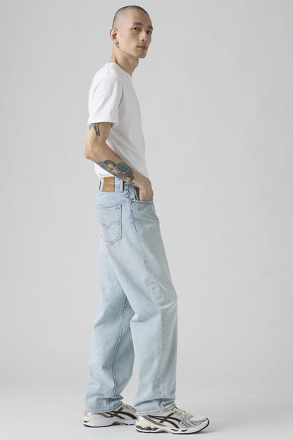 Levi's uomo Jeans 568™ Loose Straight 90370062 Baby Blue Essentials-Blu