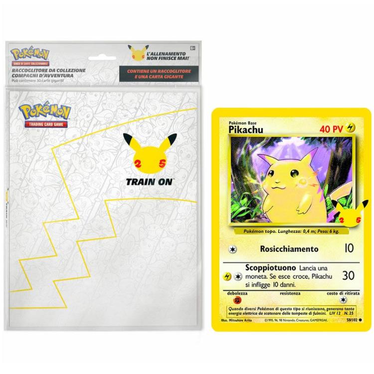 Pokémon Gran Festa Binder Sammelmappe für 30 Jumbo-Karten + Pikachu Jumbo-Karte