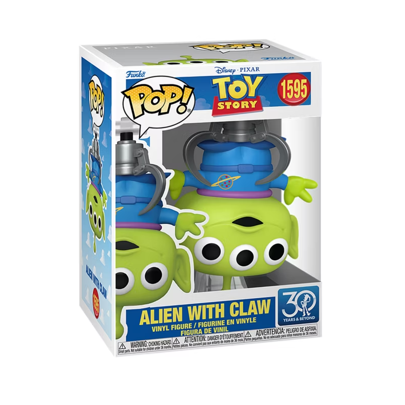 Funko Pop ! Disney Pixar - Toy Story - (1595) Alien With Claw Vinyl Figure 10cm Statuetta