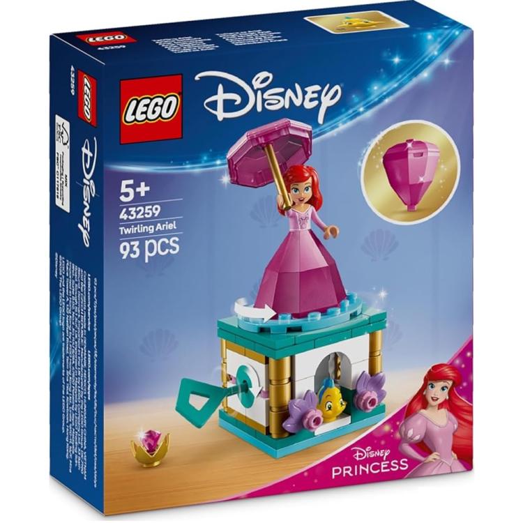 Lego - Disney Princess 43259 (Arielle die Ballerina) Die kleine Meerjungfrau - Figurenset 93 Teile 5+