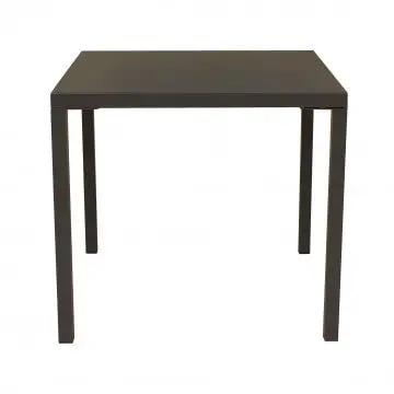 Tavolo Manchester impilabile 80 X 80 in acciaio verniciato a polvere