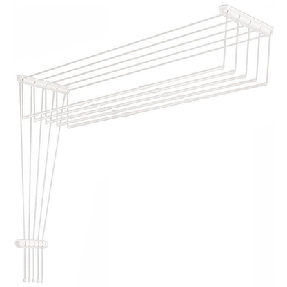 Wäscheständer Deckenmontage Wäschetrockner Handtuchhalter Außen/Innen – Weiß