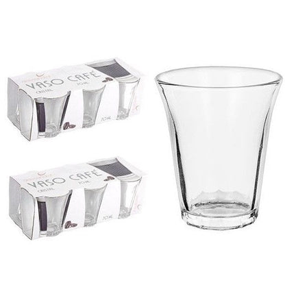 Set 12 Bicchieri Tazzine Per Caffè Espresso Vetro Trasparente Shot Cicchetti