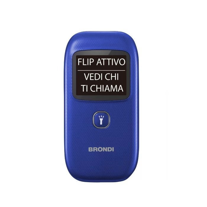 BRONDI HANDY WINDOW+ 4.5 FARBIG/FLIP DUAL SIM KLAPPBAR - BLAU