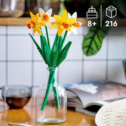 Lego - Creator Narzissen 40747 Strauß Künstliche Blumen Sonnenblumen Bauset 216 Teile