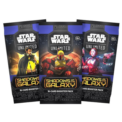 Star Wars Unlimited Shadows Of The Galaxy Display 24 Buste Booster Packs Tcg Eng