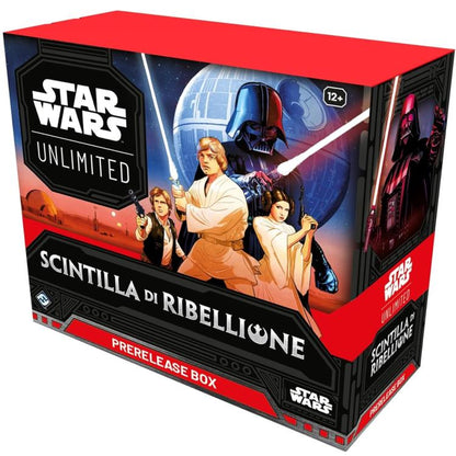 Star Wars Unlimited Funke der Rebellion Prerelease Box Cioco Karten Kartenspiel