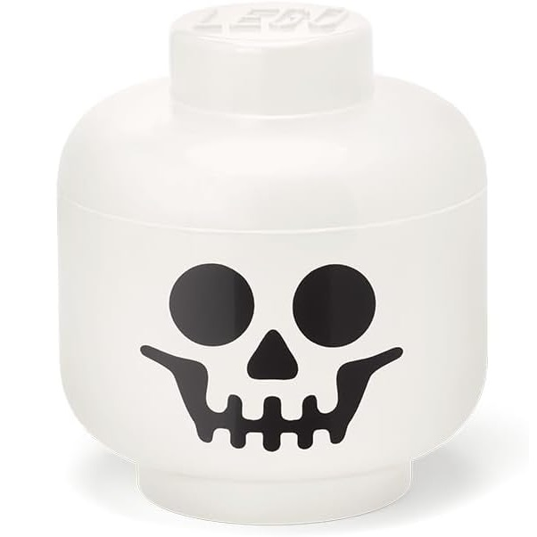 Lego 4031 Storage Head Small Skeleton Aufbewahrungskopf Behälter Bausteine