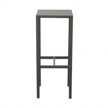 Sgabello industriale antracite con altezza di 77,5 cm