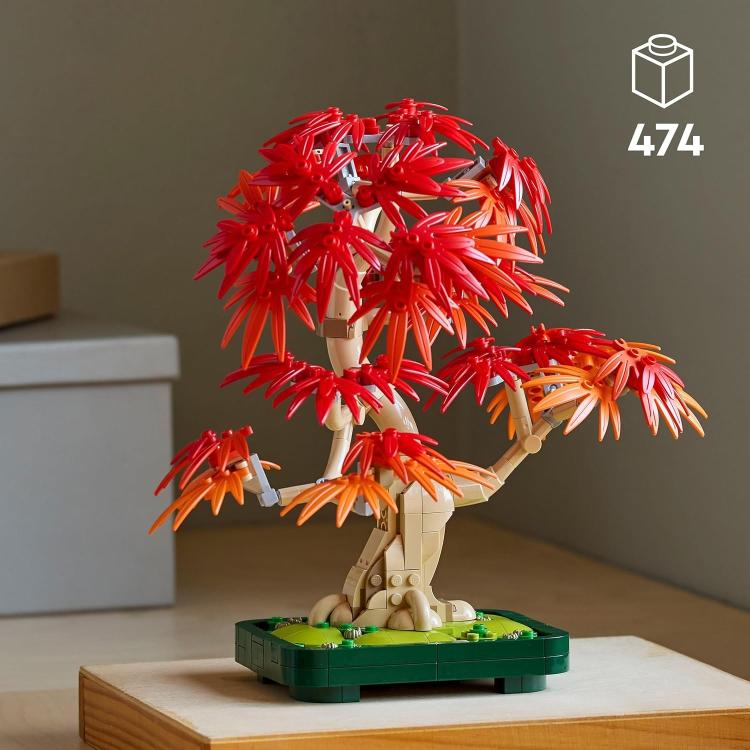 Lego - Blumen 10348 Botanicals Bonsai-Baum Japanischer Roter Ahorn - Set 474Teile 18+