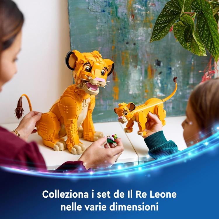 Lego - Disney König der Löwen 43243 (Simba) Der kleine König der Löwen – Figuren-Set 222 Teile 6+