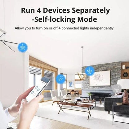 Sonoff 4Ch R3 4-Kanal Relais Smart Home WLAN Schalter Alexa Google Timer