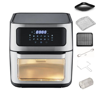 Friggitrice ad Aria Multifunzione 12L 1800W Display Touch