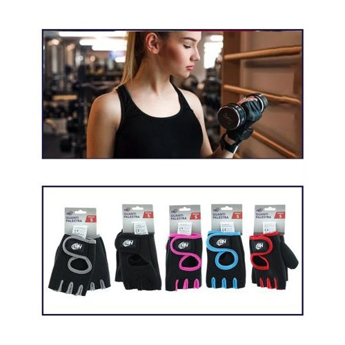 Guantini Allenamento Sollevamento Pesi Guanti Donna Palestra Fitness Colori (Xl)