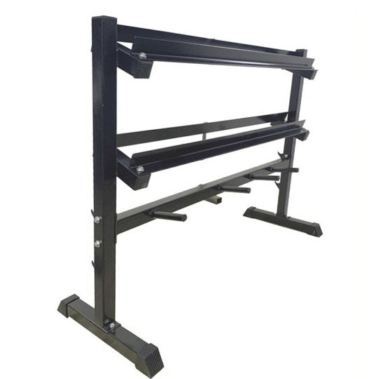 Hb Hantelablage mit 3 Ebenen, Gewichtheber-Rack, Hantel- und Scheibenständer, Display