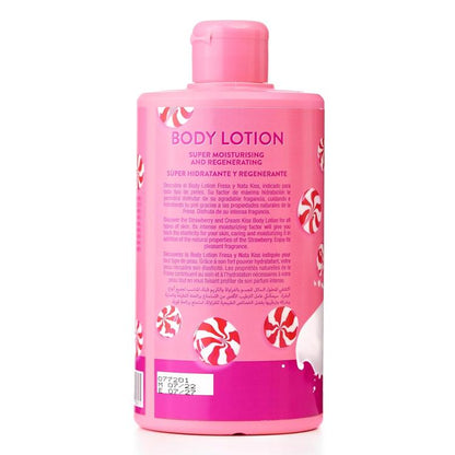 Tulipan Negro Bodylotion Feuchtigkeitscreme (Kuss Sahne & Erdbeere) 400ml