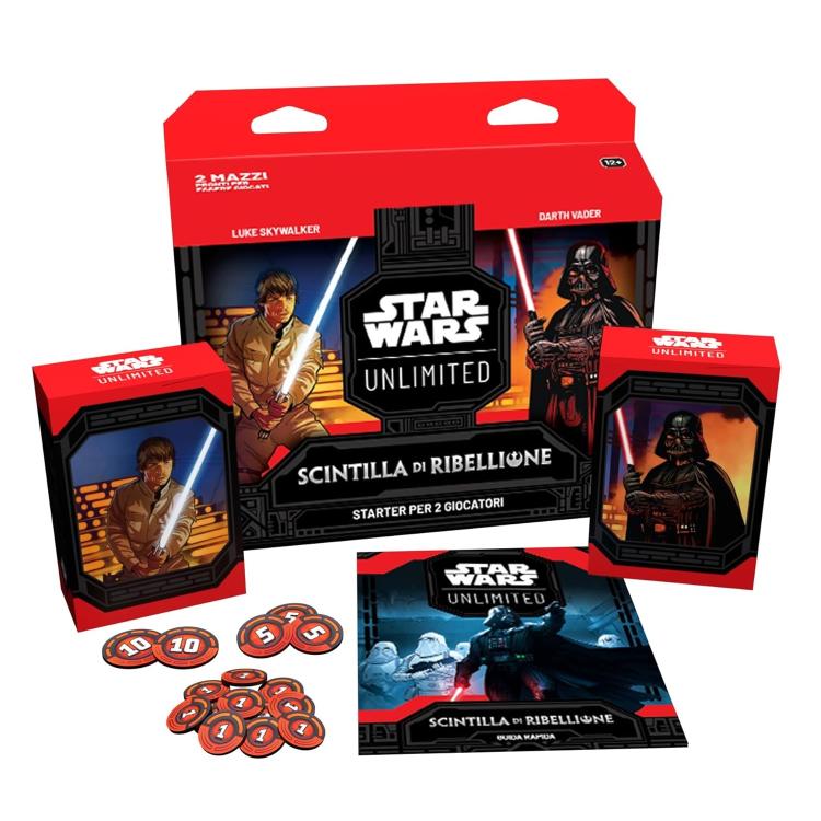 Star Wars Unlimited Starter Set 2 Spieler Funke der Rebellion Kartenspiel