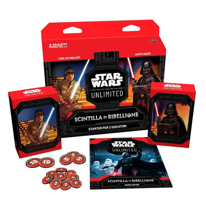 Star Wars Unlimited Starter Set 2 Spieler Funke der Rebellion Kartenspiel