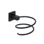 Hair Dryer Holder Bathroom Home Gym Wall Mounted Black Steel