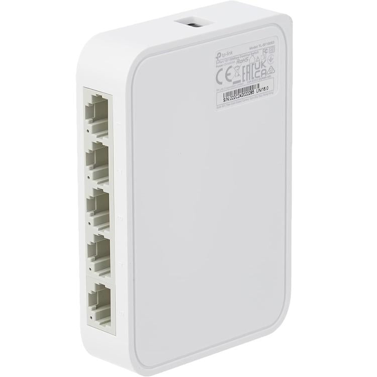 Tp-Link Hub Desktop Switch 5-Port 10/100 RJ45 10/100 Mbps Plug&Play TL-SF1005D