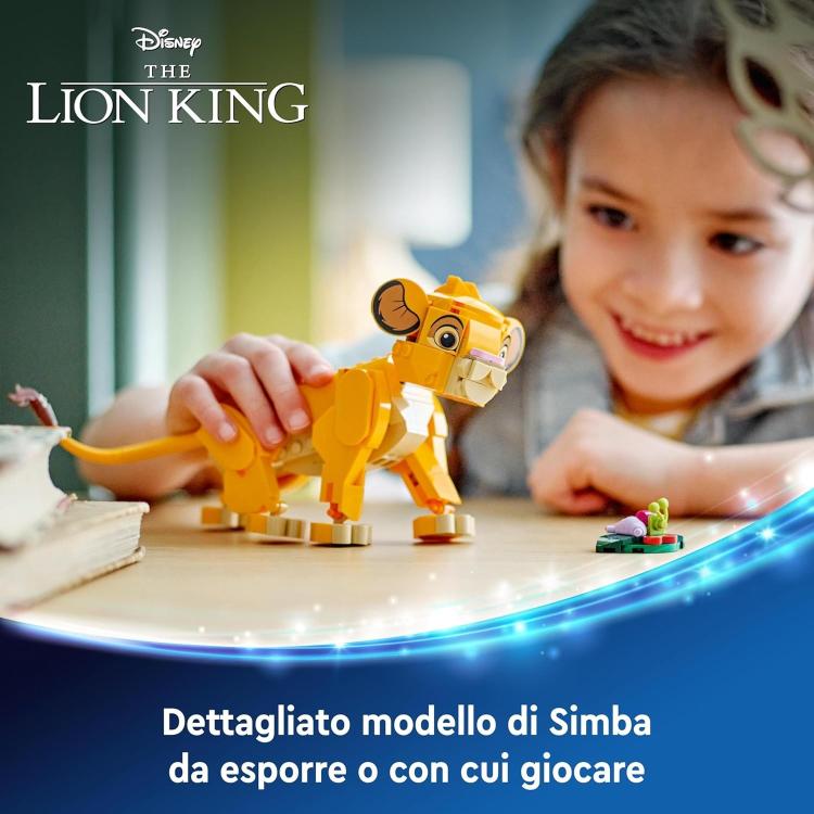 Lego - Disney König der Löwen 43243 (Simba) Der kleine König der Löwen – Figuren-Set 222 Teile 6+
