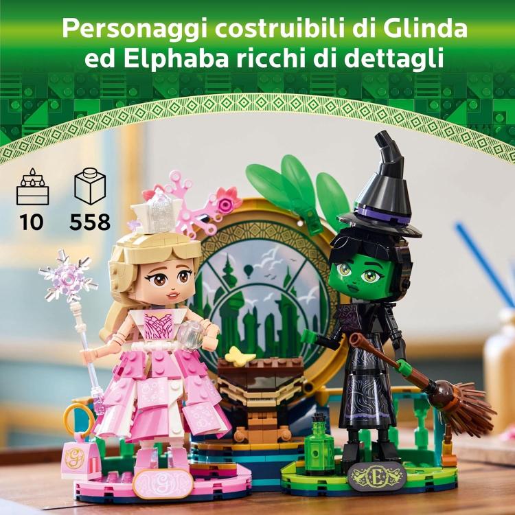 Lego - Wicked 75682 (Elphaba- und Glinda-Figuren) Bauspielzeug 558 Teile 10+