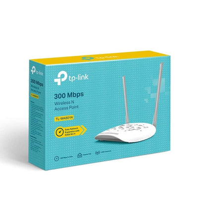TP-Link Access Point N300, WLAN Extender und Client, passives PoE, 2 feste 5 dBi Antennen (TL-WA801N)