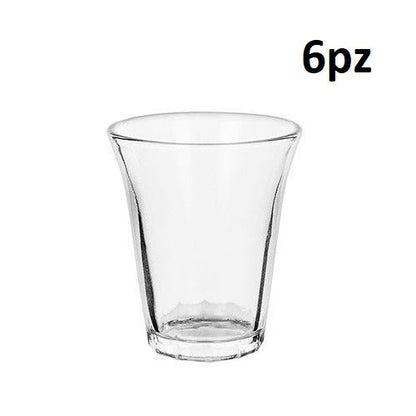 6er-Set Kaffeetassen Espressotassen transparentes Glas Shot Gläser