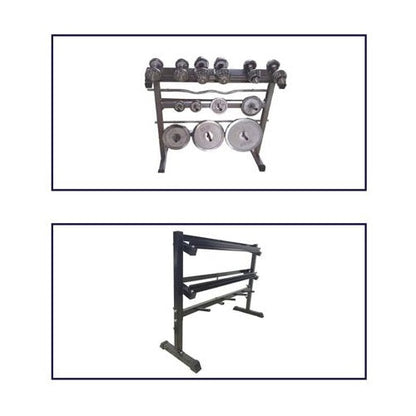Hb Hantelablage mit 3 Ebenen, Gewichtheber-Rack, Hantel- und Scheibenständer, Display