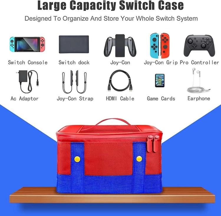 Xtreme Reisetasche Organizer Rucksack Nintendo Switch, Switch 2, Oled & Lite