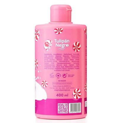 Tulipan Negro Bodylotion Feuchtigkeitscreme (Kuss Sahne & Erdbeere) 400ml