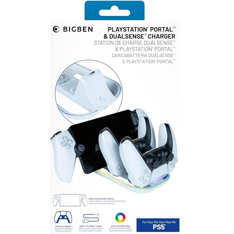 BIGBEN LADESTATION FÜR PLAYSTATION PORTAL +2 DUALSENSE CONTROLLER PS5