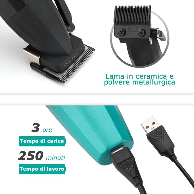 Vgr Salon Series V-906 Regolabarba Rasoio Trimmer Regola Barba SuperZero Display