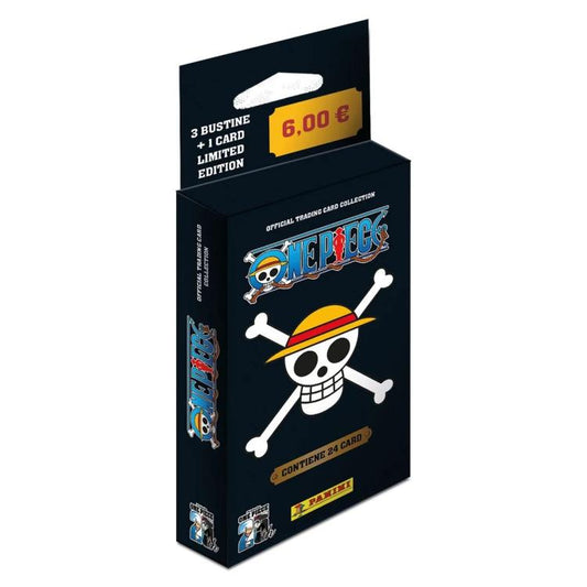 Panini One Piece 25Th Anniversary Ecoblister 3 Bustine Per Album +1 Card Limited
