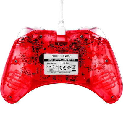 PDP Mini Controller Nintendo Switch Kabelgebundener Joystick mit Kabel Rock Candy St.Cherry