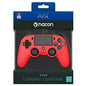 Nacon Wired Controller Pad Playstation 4 Ps4/PC USB Wired Gamepad Red