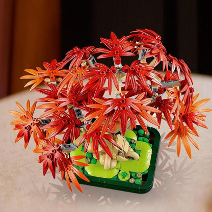 Lego - Blumen 10348 Botanicals Bonsai-Baum Japanischer Roter Ahorn - Set 474Teile 18+
