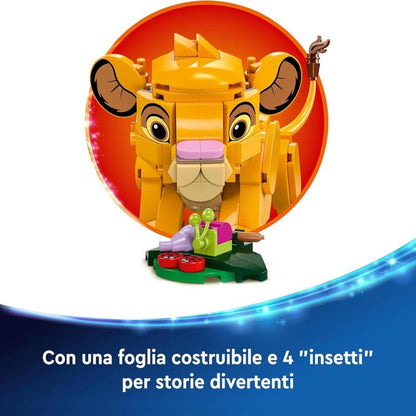 Lego - Disney König der Löwen 43243 (Simba) Der kleine König der Löwen – Figuren-Set 222 Teile 6+